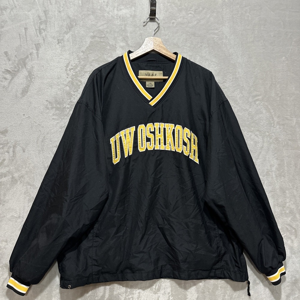 Vintage Vesi University of Wisconsin Oshkosh Titans Men's L Pullover Jacket